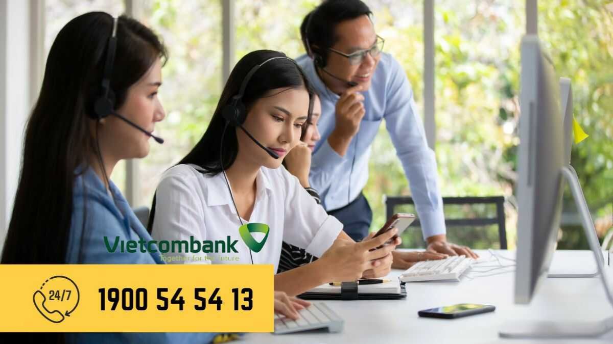 Hotline Vietcombank hỗ trợ chung 24/7