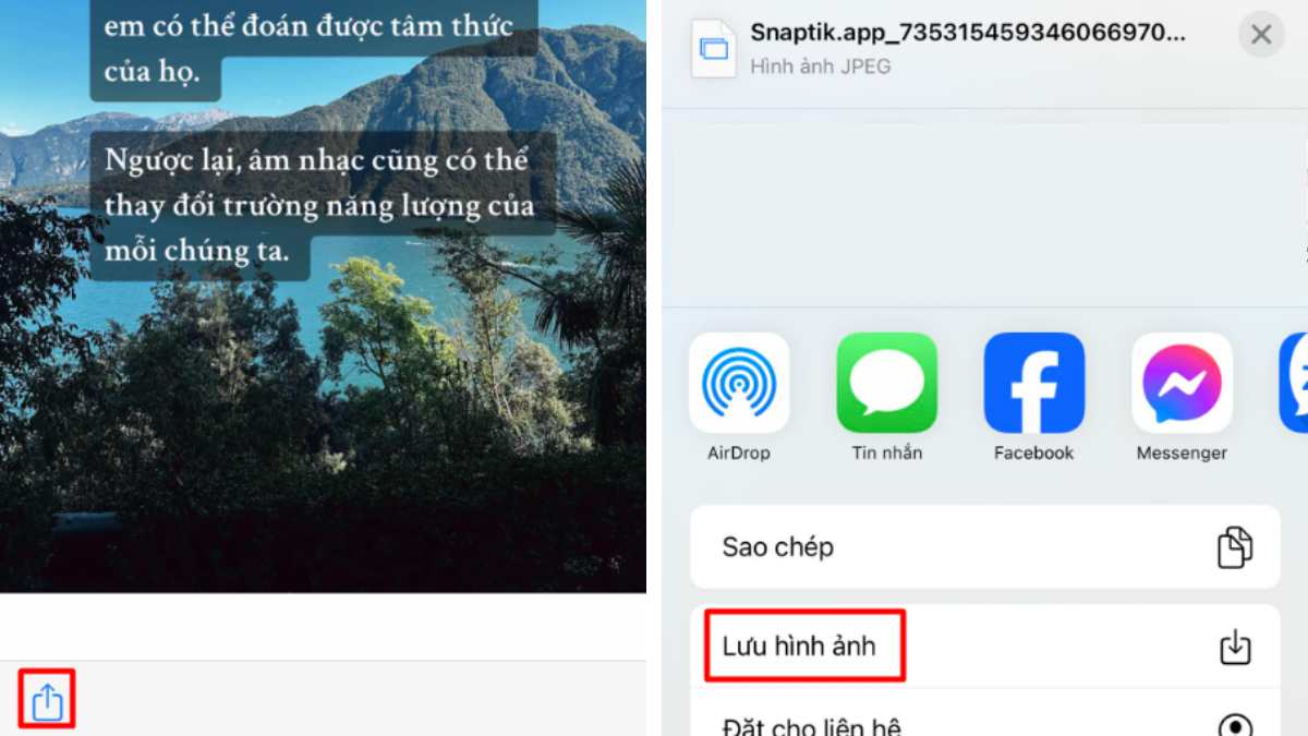 lưu hình tiktok về iphone